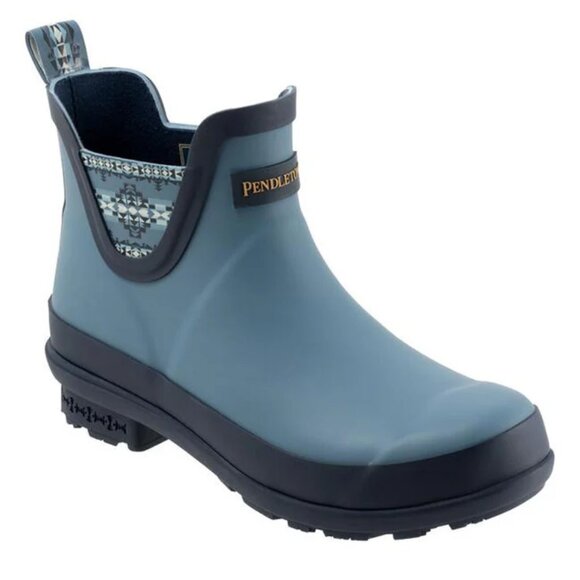 NEW Pendleton Desert Dawn Chelsea Rain Boots - Waterproof For Women in blue 254 - Picture 1 of 7